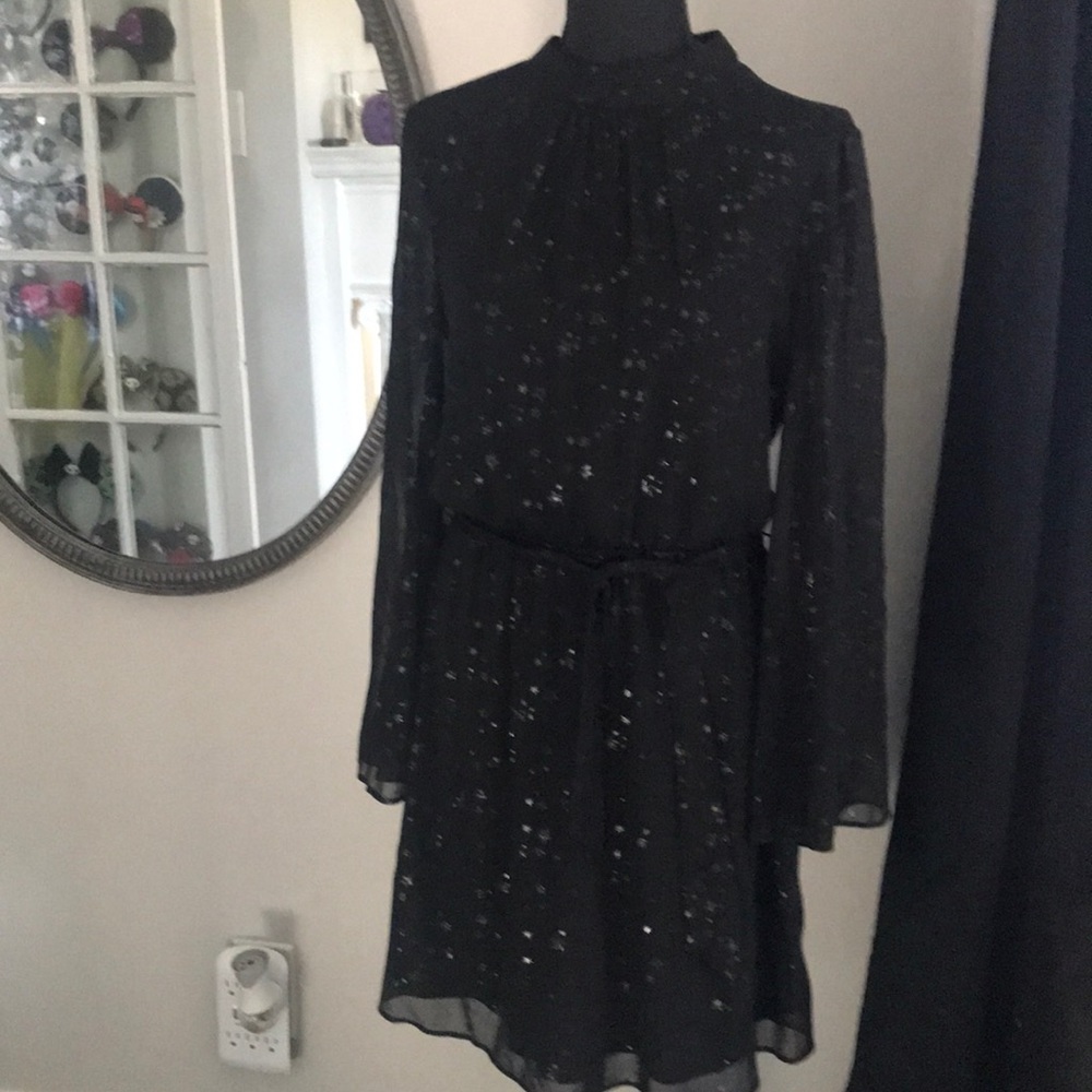 Starry black dress